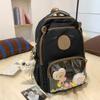 School bag female new cute ugly cute cartoon pain layer backpack high value primary and secondary school students large capacity backpack male