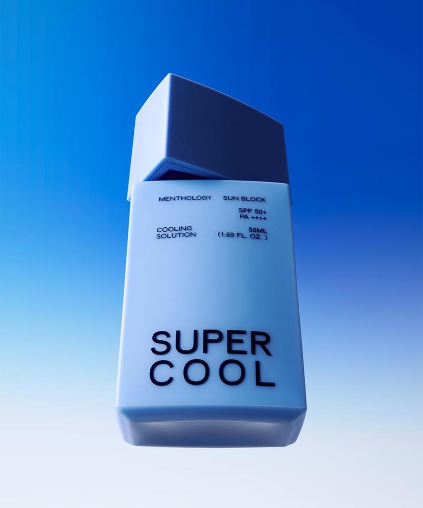Menthology Super Cool UV No Sensitive Men and Sunblock, Protection, SPF50+ PA++++, Cooling, Soothing, Whitening, Smooth, Whitening, Moisturizing,