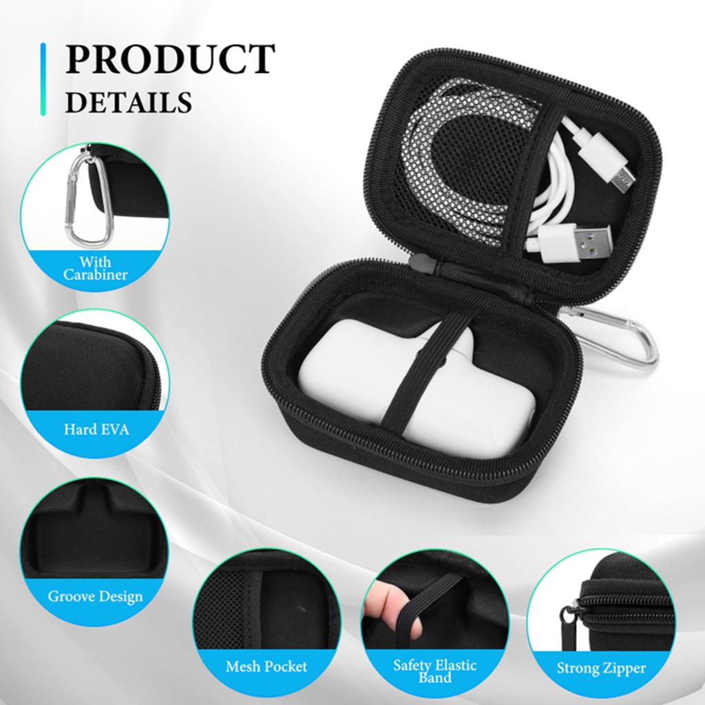 Charger Power Bank Case Ultra-Compact Charging Battery Pack Hard Storage Case Compatible for IWALK Mini/iWALK LinkPod/Anker621