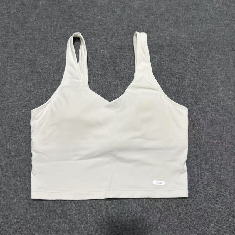 

в Европу и Америку Внешняя торговля Женский Маленький V-образный вырез Открытая спина Влагоотводящий Быстросохнущий Эластичный Удобный Спортивный Йога Одинарный Топ Красота Спины Rice White S (52.50 kg-57.50 kg