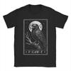 Oversized T Shirt F-CAW-F Crow Tarot Card Funny Halloween Cotton T Shirts  Trending Tee Shirt Summer Print Short Sleeve Tees