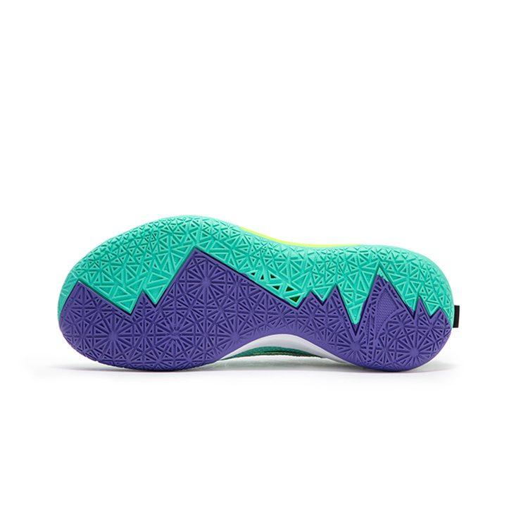 Scarpe da Basket 361 BIG3 5.0 Quick Unisex Basse Verde/Viola 572421106-6