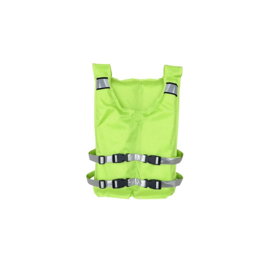 Portable Foldable Buoyancy Vest with Four Adjustable Buckles Reflective Design for Water Safety and Outdoor Activities
