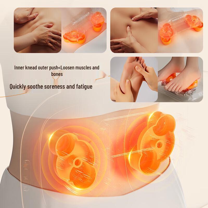 AUX Neck & Shoulder Cervical Massage Pillow with Heat CN plug (adapter included)