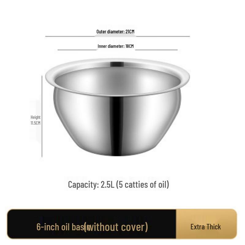 Youde 304 Stainless Steel Kitchen Pot & Strainer Set