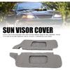 Asixxsix Sun Visor Cover Protector for 1994 to 2004, PU Leather Sun Visor Replacement Cover Skin, Left Driver and Right Passenger Side Sunvisor