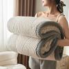 Heavyweight Coral Fleece Blanket Double Layer Plush Autumn Winter Warm Bed Blankets Fashion Striped Taffeta Plaid for Sofa Naps