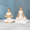 Drei Göttinnen Yoga im Schneidersitz Ganzkörper Wohnzimmer Dekoration