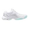 Mizuno  Wave Lightning Z8 White Blue Tint Women Sneakers V1GC240045
