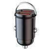 240W Dual USB Car Charger - Fast Charging 12V/24V Invisible Plug