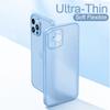 Ultra Thin Translucent Silicone Soft Case For For Iphone 16 15 14 13 11 12 Mini Pro XS Max X XR 8 Plus Shockproof Matte Cover