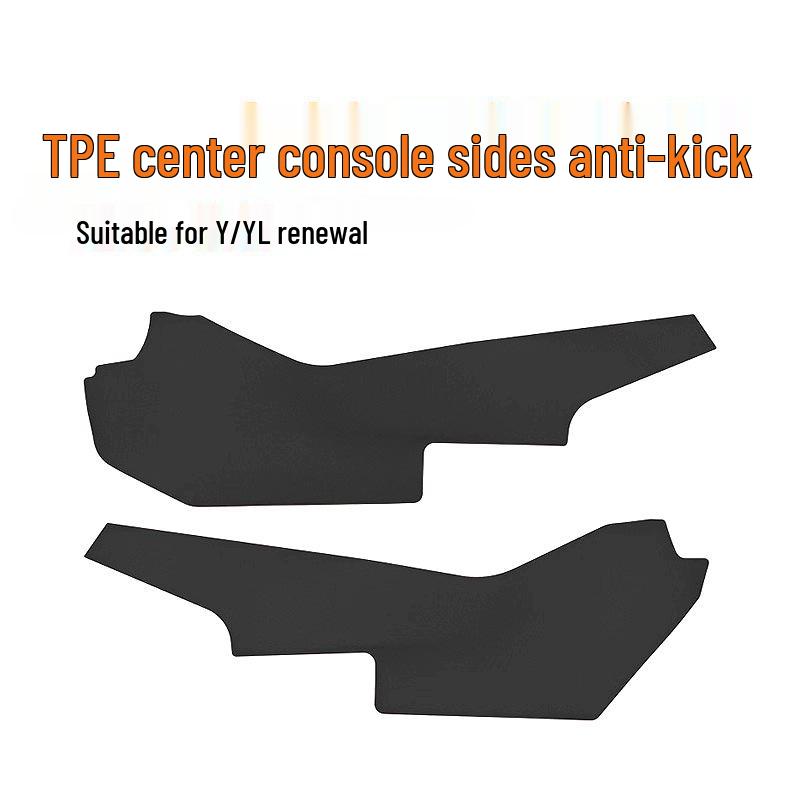 Anti-Kick TPE Corner Protectors for Tesla Model Y Center Console