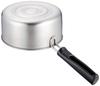Pearl Metal One Hand Pot 16cm with Pot Lid IH Compatible Stainless Steel Made in Japan Made in Japan Silver HB-1882