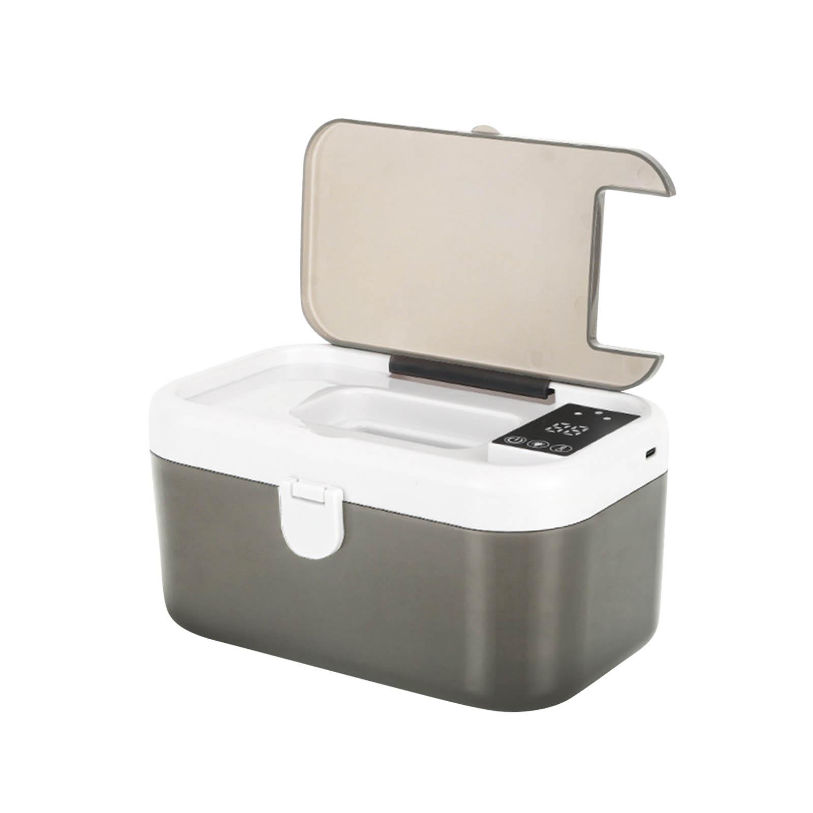 

Подогреватель детских салфеток Диспенсер для салфеток для подгузников для подогрева, Детская, Дорожные поездки, Кемпинг, Универсальный уход за бизнесом One Size белый