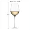[Officially Imported] ZWIESEL Enoteca Wine Glass, 415ml, Chardonnay, Handmade, Clear, 122084 (Formerly Product Number 109597)
