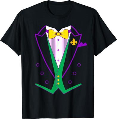 Costume Smoking Divertente Carnevale di Mardi Gras 2024 Regalo Maglietta Unisex Maglietta Unisex
