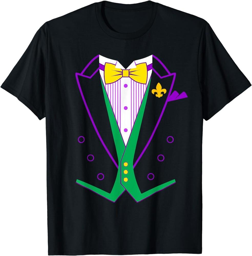 Tuxedo Costume Funny Mardi Gras Carnival 2024 Gift Unisex T-Shirt Unisex T-Shirt S