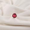 Pink Rubellite Gemstone 925 Solid Silver Statement Jewelry Women Ring For Birthday Gift RR-72-8