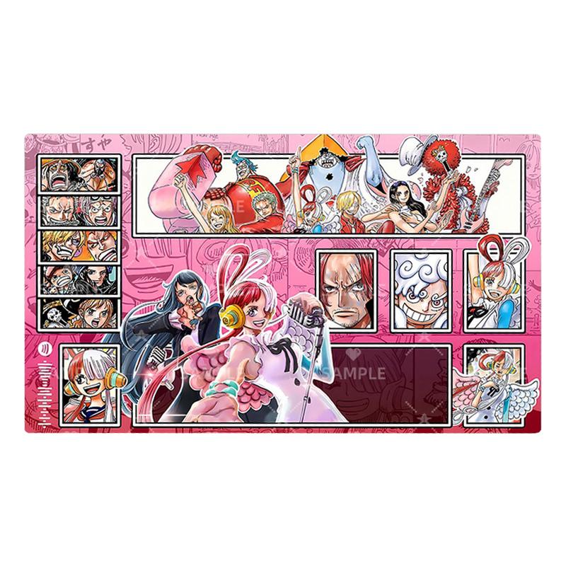 8 Models Diy One Piece Uta Ace Luffy Card Battle Mat Opcg Doflamingo Yamato Single Player Board Game Card Battle Card Pad