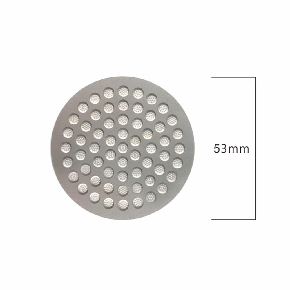 51/53/58mm Espresso Puck Screen Wiederverwendbar Leicht zu Reinigen Edelstahlplatte Scheibe 304 Edelstahl Zubehör Kaffeefilter