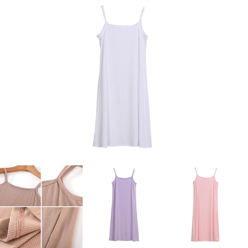 Elegant Women High Quality Seamless Bodycon Tunic Dress With Spaghetti Straps