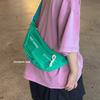 Blocked Color Simple Letter Printed Dumpling Shaped Children Bag Shoulder