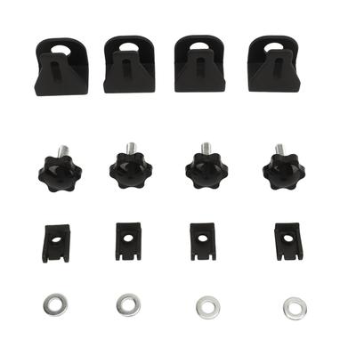 16PCS Saddle Bag Locks Mounting Screws Theft Deterrent Hardware Bolt Nut Kit For Touring Models FLT