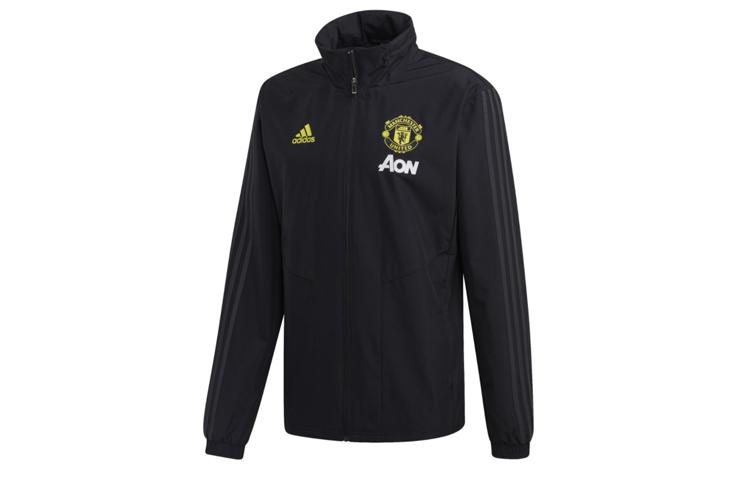 Adidas Manchester United Jackets Men s Black Stand Collar Moderate Other EB6515 S