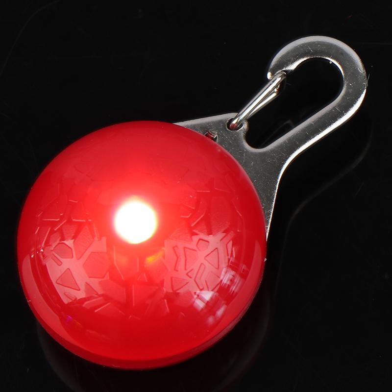 Guler de câine cu clips pentru lumini cu LED pentru siguranță impermeabilă, plimbări nocturne, pisică, câine