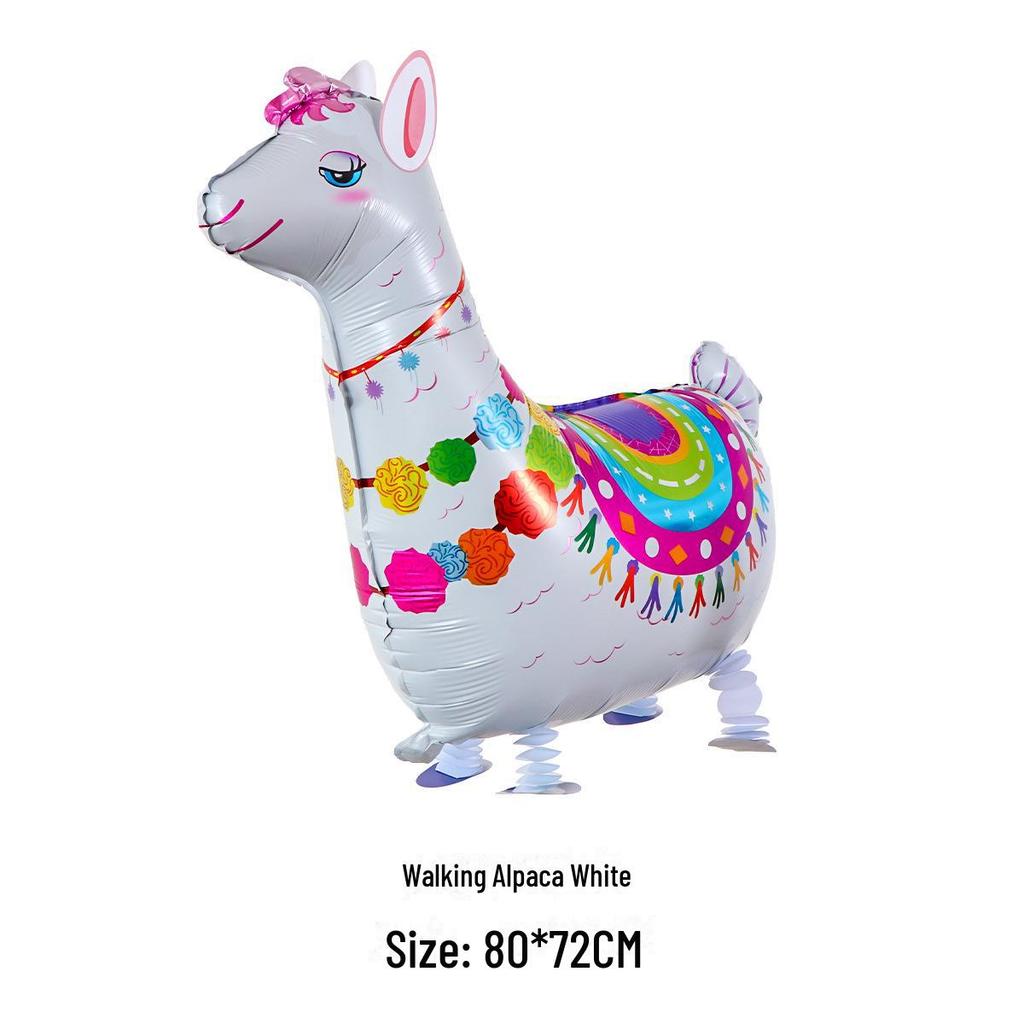 "Internet Celebrity Walking Balloons - Pig, Sheep, and Duck Designs for Night Markets"