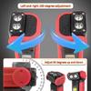High Power Portable Flashlight Magnetic Base Super Bright Work Light Rotating Head Rechargeable Battery Pocket Torch