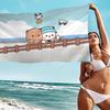 1Pc B-Bubus and D-Dudus Cute Cartoon Microfiber Beach Towel Absorbent Quick dry Soft Yoga Swimming Resort Mountain Climbing Towel