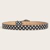 All Matching Dotted Print PU Leather Waist Belt Fashion Skinny Waistband Dress Belt Elegant Pants Belt Waist Decors