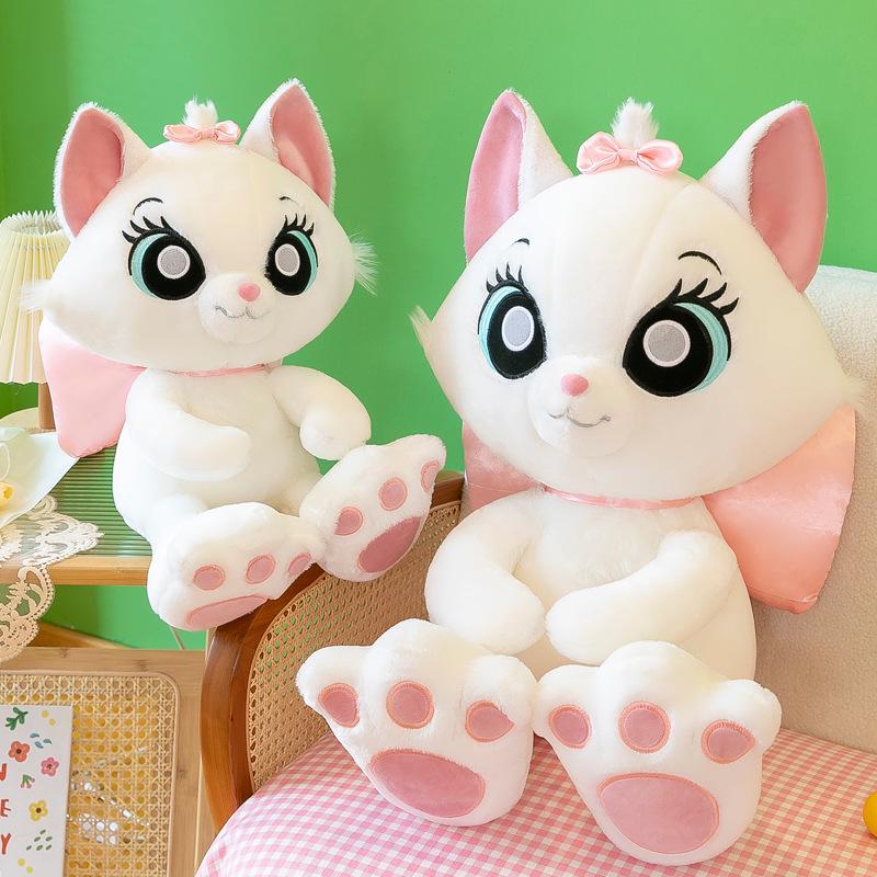 Adorable Marie Cat Plush Toy - Cartoon Cat Pillow Gift for Girls