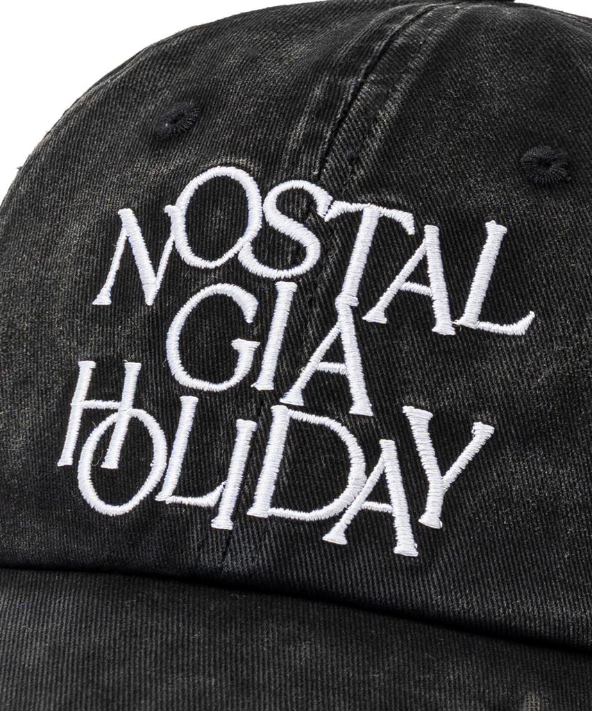 EXPRESSHOLIDAY Nostalgia Washed Ball Cap_Black