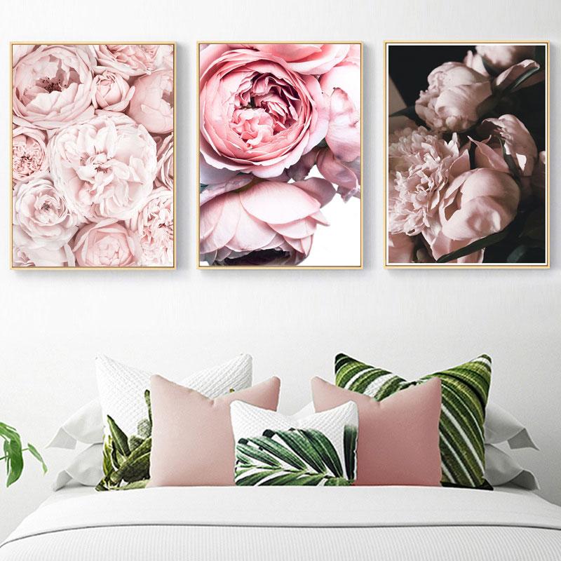 Nordic Style Wall Posters Flower Paintings for The Living Room Aesthetic Room Decor Picture on The Wall Art Canvas Prints