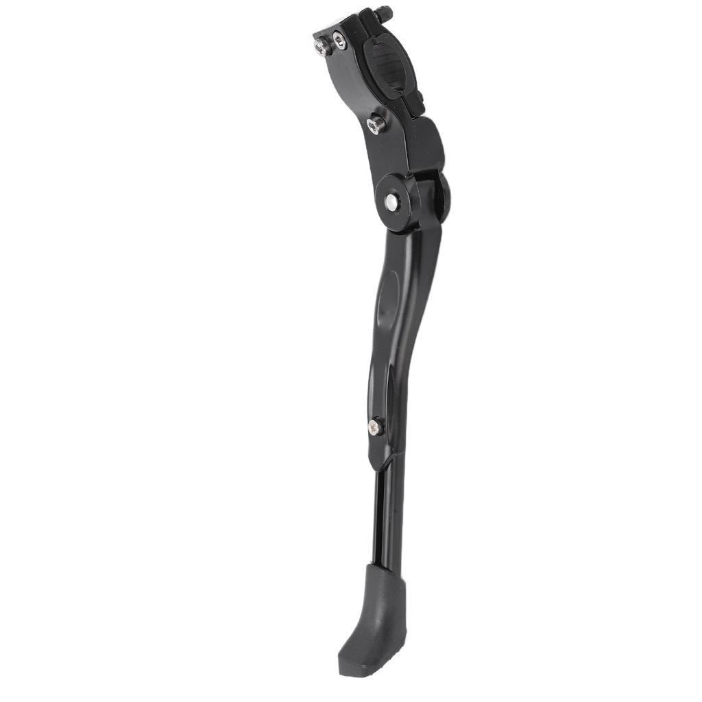 Bicycle Kickstand Adjustable Aluminum Alloy Bike Kick Stand for Mountain Bike Road BicycleBlack