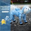 Puppy Leashable Full-body Raincoat Waterproof All-inclusive Footed Small Dog Rainy Day Snow Day Clothes Pet Clothes Dog Jacket