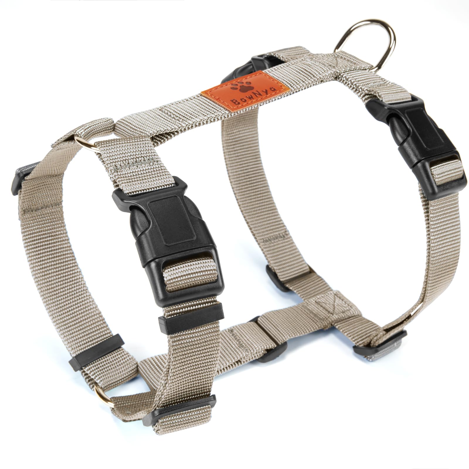 

BowNya Dog Tracheal Active Easy to Put 5 Adjustable Size M [Veterinarian Recommended] Cauda, Harness, Collapse, Harness, on, Positions, Beige, бежевый