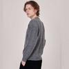CUSTOMUS Men'S Wool Blend Cable Henley Neck Knit Cxs25Wsrtc25 Gry