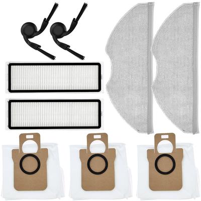 Kompatibel mit Xiaomi Roboterstaubsauger H40 OV51 Zubehör,Staubsauger Ersatzteile,Ersatzkit,Bürste,Staubbeutel,Filter,Wischpads