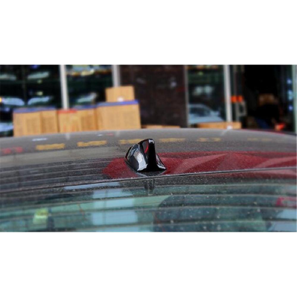 Grey Shark Fin Solar Anti-Rear-End Warning Lamp Led Decoration Strobe Lamp