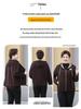 2025 Stilvoller Windbreaker mit Kapuze für Mütter: Herbstmantel in lockerer Passform und Übergröße mit Prints für Frauen mittleren und höheren Alters