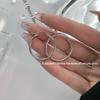 S925 Sterling Silver Timeless Classic Hoop Earrings for Women – Versatile, Simple, and Elegant Large Round Ear Jewelry