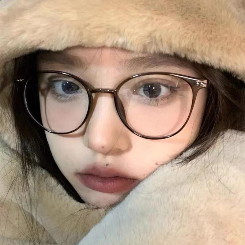 New Round Myopia Glasses For Men Women Fashion Metal Frame Eyewear Unisex Blue Light Blocking Eyeglasses Computer Glasses