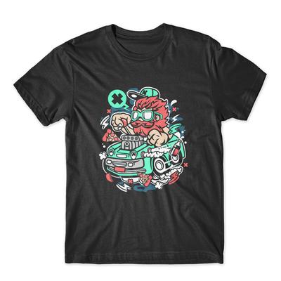 Smoking Hotrod T-Shirt 100% Cotton Premium Tee New