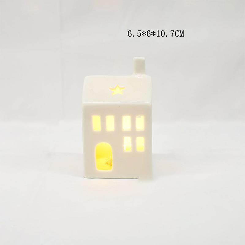 Keramikos namas žvakidė Keraminė arbatinės žvakidė Žvakių degiklis namų miegamojo dekoravimui Įkurtuvių dovana