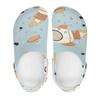 Cute Printed EVA Clogs Adult Unisex Lightweight Breathable Slip On Casual Shoes Soft Sole Summer Sandals Daily Comfort Wear
