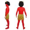 Clearstone Halloween Setsubun Realistic Demon Cosplay Costumes for Men Red and Blue (2-Piece Set)