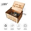 Desktop Musical Box Rotary Handle Wooden Music You Are My Sunshine Mini Mechanical Heavy Duty Decoration Girlfriend Boyfriend Wife Husband Birthday
